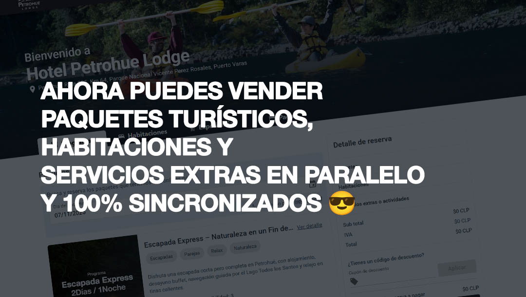 🚀 Gofeels revoluciona las reservas: Ahora puedes vender paquetes turísticos, habitaciones y servicios extras en paralelo y 100% sincronizados