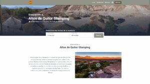 Sitio web hotelero de Altos de Quitor